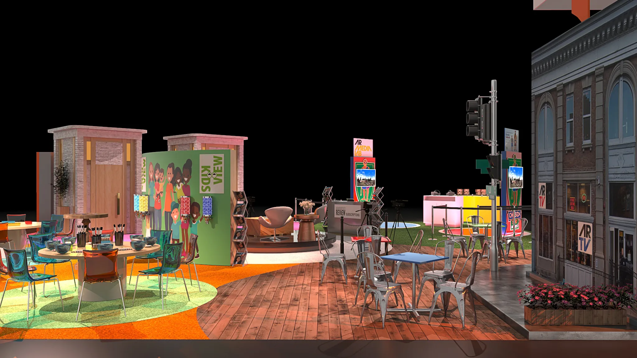 30x30 Île booth design by Reaction Space